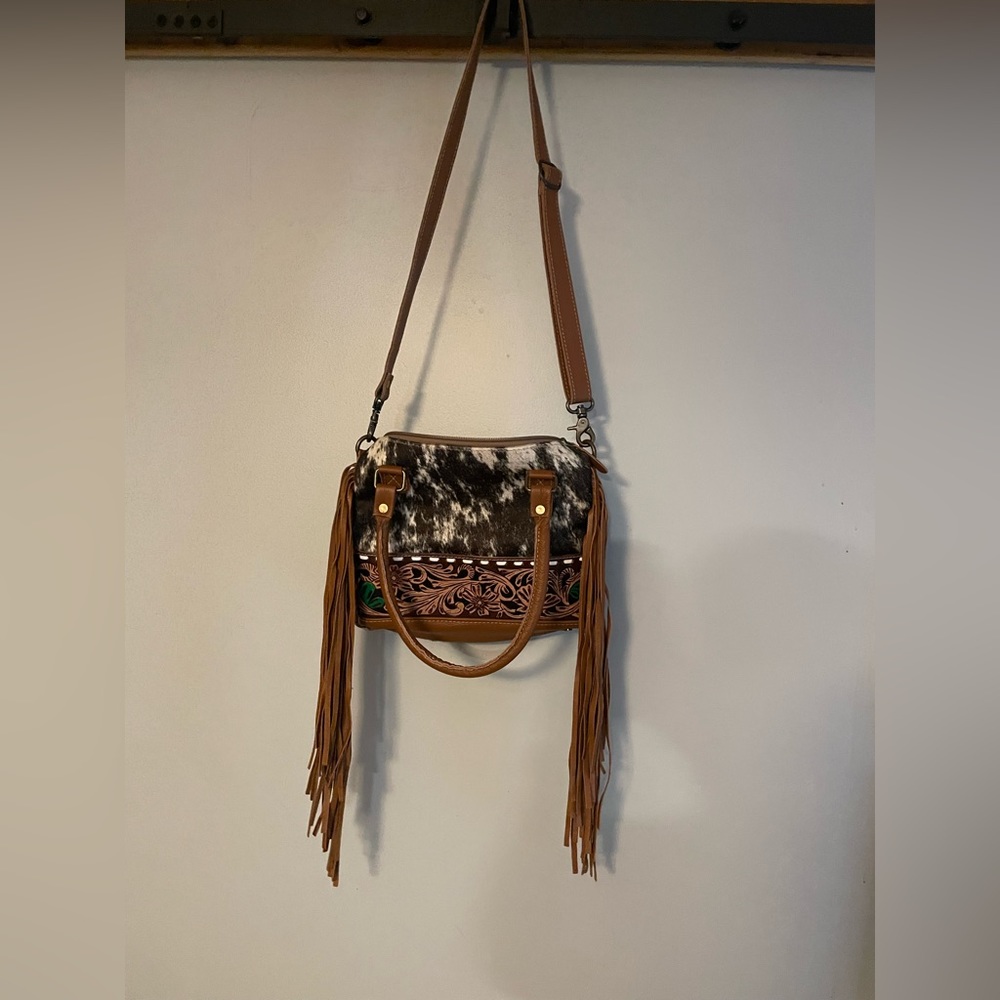 Myra Ailee Cowhide Concealed Carry Bag